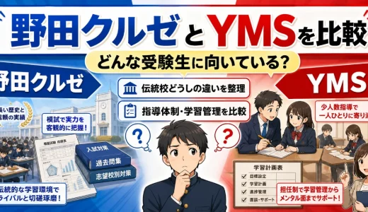 野田クルゼとYMSを比較｜どんな受験生に向いているかを解説