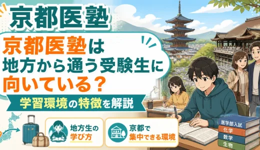 京都医塾は地方から通う受験生に向いている？学習環境の特徴を解説