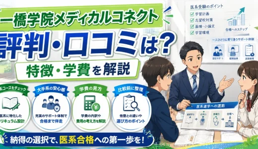 一橋学院メディカルコネクトの評判・口コミは？特徴・学費を解説