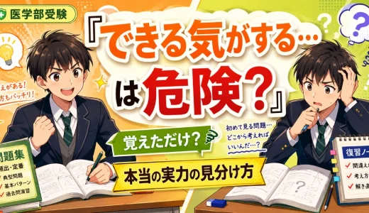 医学部受験で解いた問題を覚えてしまうのはなぜ？実力がついたか見分ける方法を解説