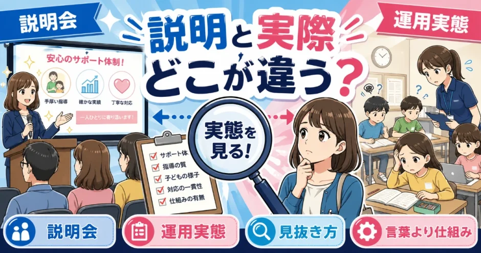 医学部予備校の「保護者向け説明」と「実際の運用」が違うときの見抜き方を解説