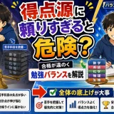 医学部受験で得点源の科目に頼りすぎるとどうなる？合格が遠のく勉強バランスを解説