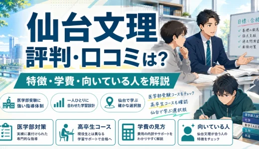 仙台文理の評判・口コミは？特徴・学費・向いている人を解説