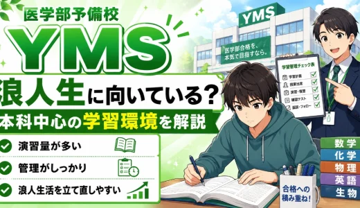 YMSは浪人生に向いている？本科中心の学習環境を解説