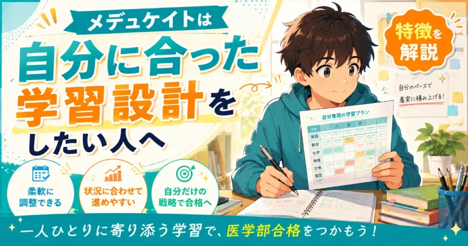 MEDUCATEは柔軟な学習設計を重視する人に向いている？特徴を解説