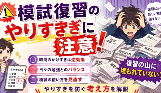 医学部受験で模試の復習に時間をかけすぎるのは危険？やりすぎを防ぐ考え方を解説