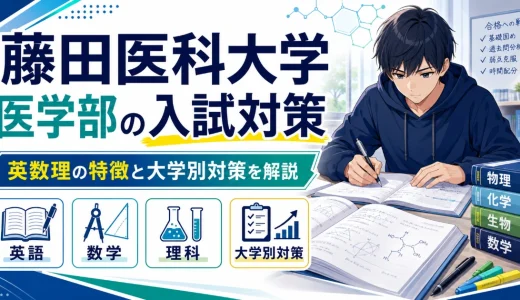 藤田医科大学 医学部の入試対策｜英数理の特徴と大学別対策を解説