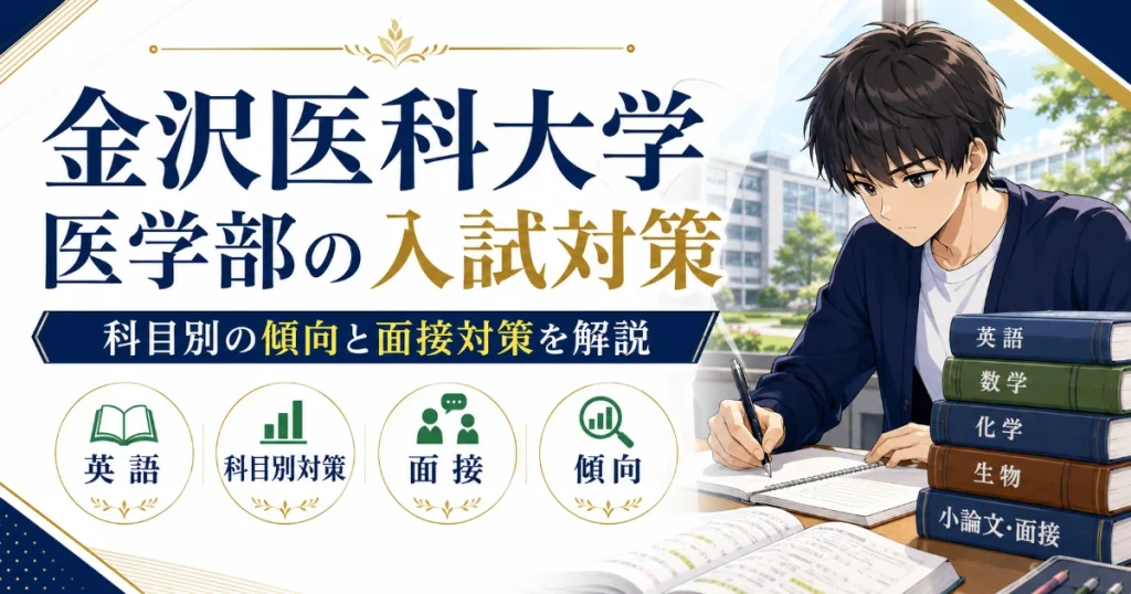 金沢医科大学 医学部の入試対策｜科目別の傾向と面接対策を解説 | 医