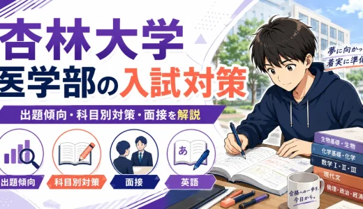 杏林大学 医学部の入試対策｜出題傾向・科目別対策・面接を解説
