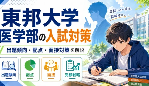 東邦大学 医学部の入試対策｜出題傾向・配点・面接対策を解説